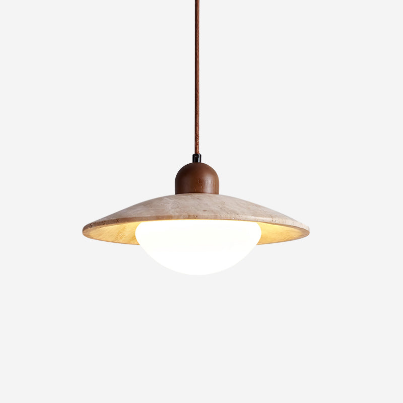 Ritta Lampe Pendante Minimaliste en Travertin - Neutralighting