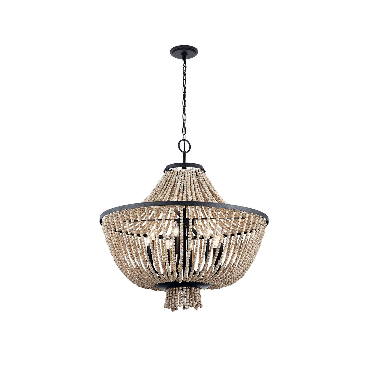 Vela Lustre Métal Bois Élégance Premium - Neutralighting