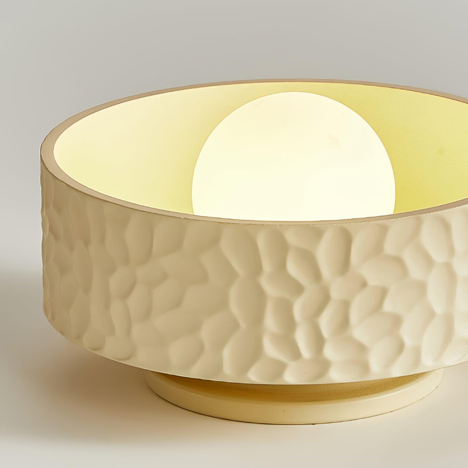 Brito Plafonnier Texturé Ronde Abat-jour Wabi Sabi - Neutralighting