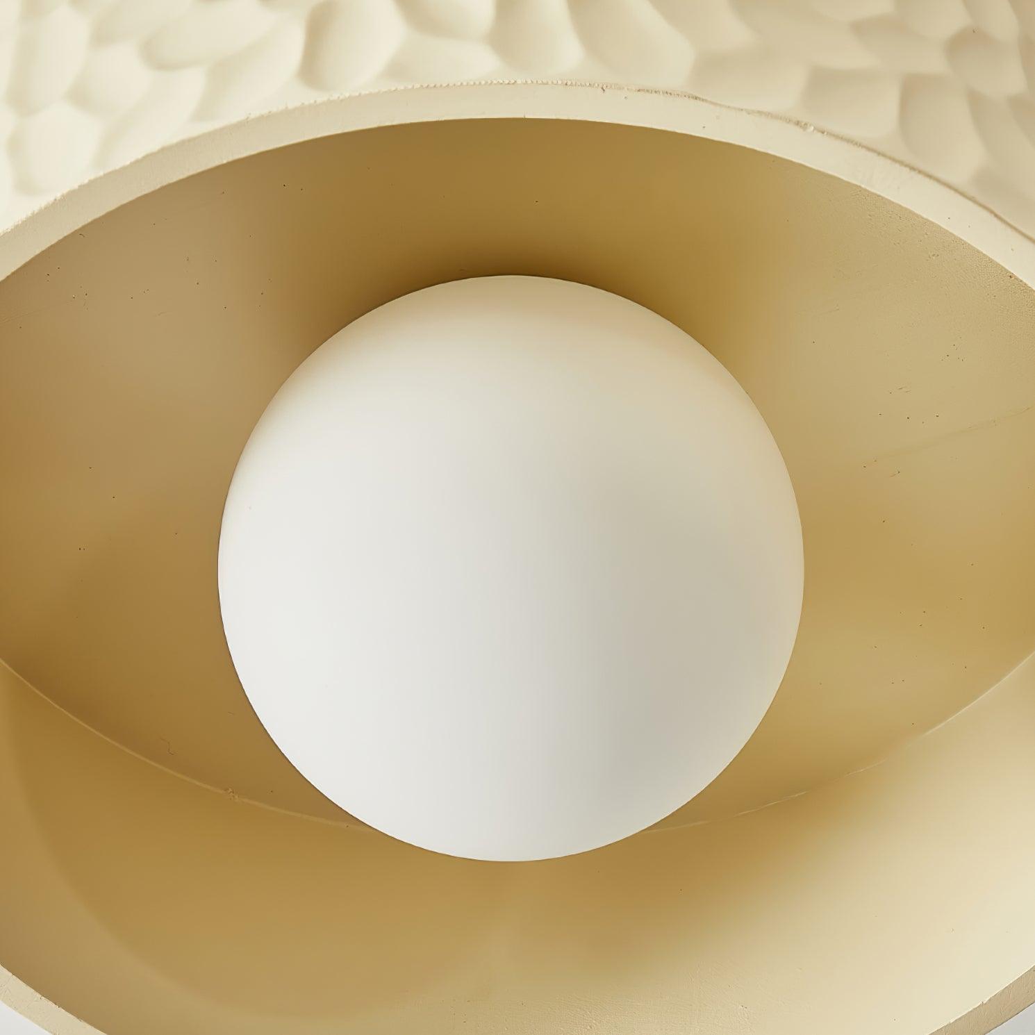 Brito Plafonnier Texturé Ronde Abat-jour Wabi Sabi - Neutralighting