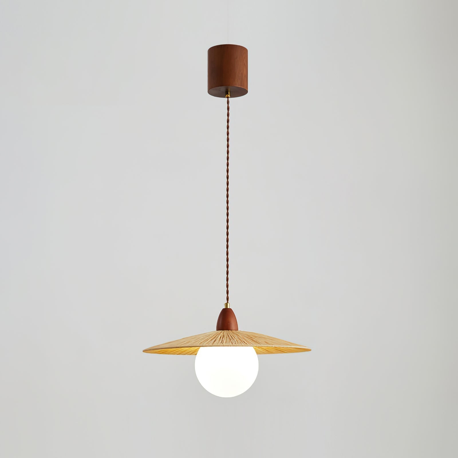 Briuna Suspension Rafia Organique Minimaliste - Neutralighting