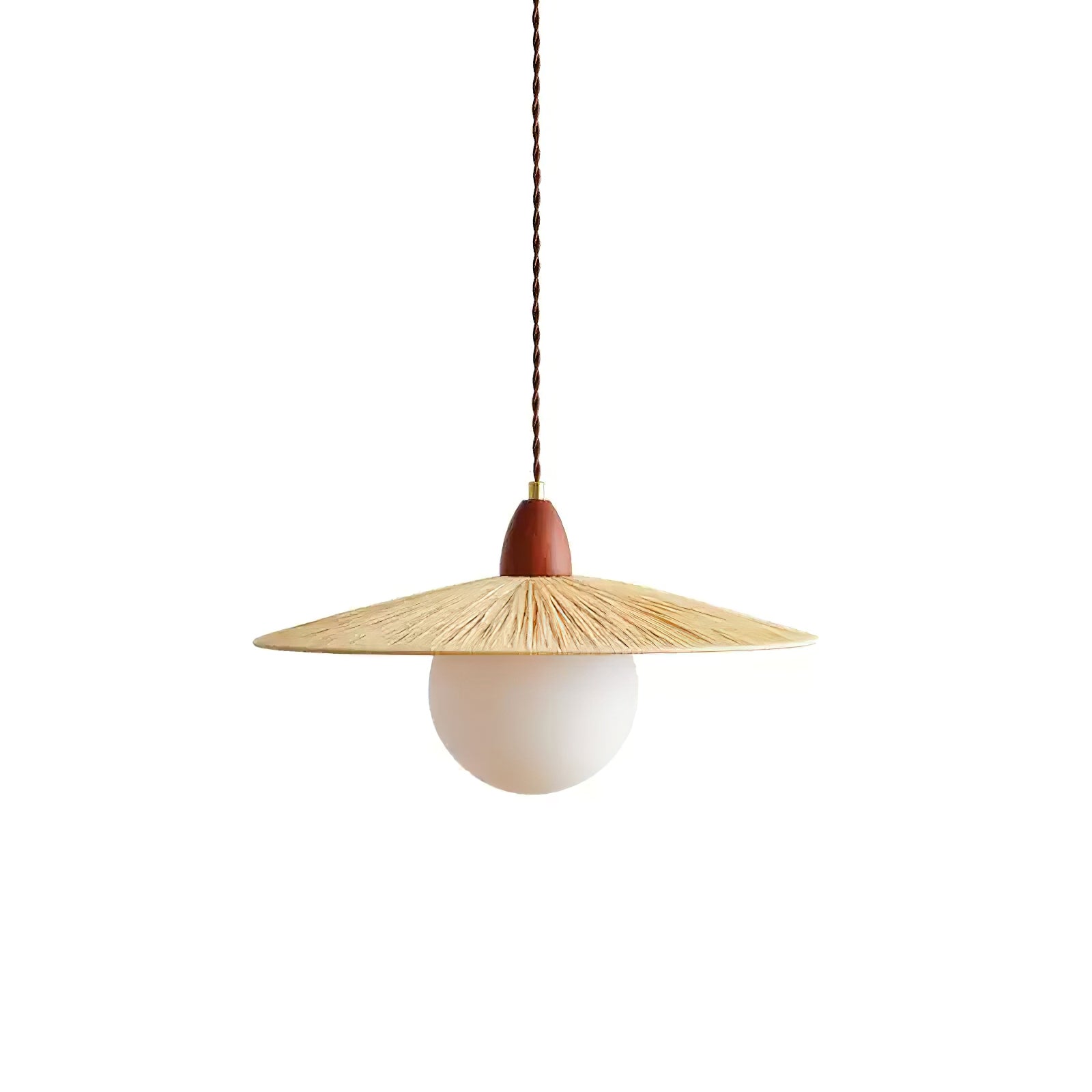 Briuna Suspension Rafia Organique Minimaliste - Neutralighting