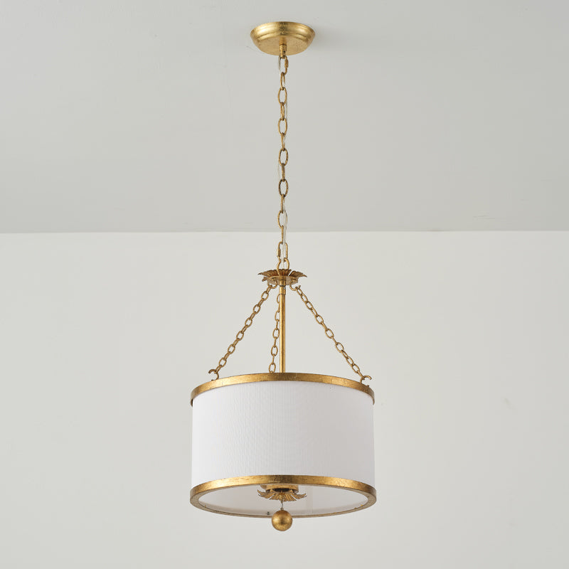 Helix Suspension Tambour Créativité Individuelle Tissu Métal - Neutralighting
