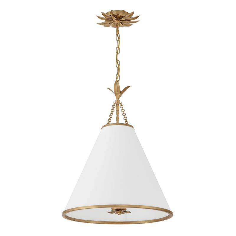 Aeon Suspension Métal Laiton Tissu Minimaliste Moderne - Neutralighting