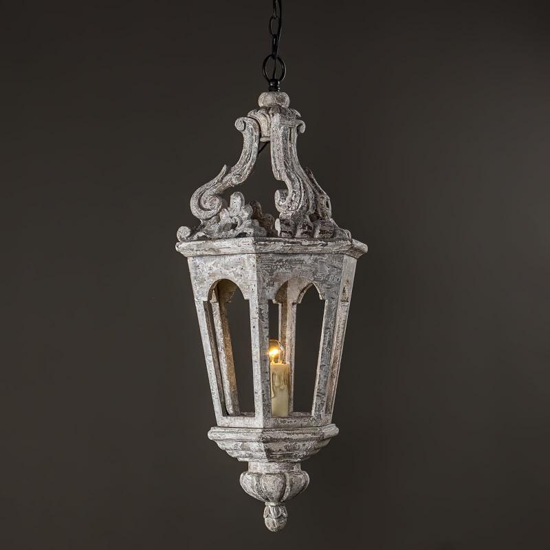 Seren Suspension Lanterne Luxe Postmoderne Élégance Bois Résine - Neutralighting