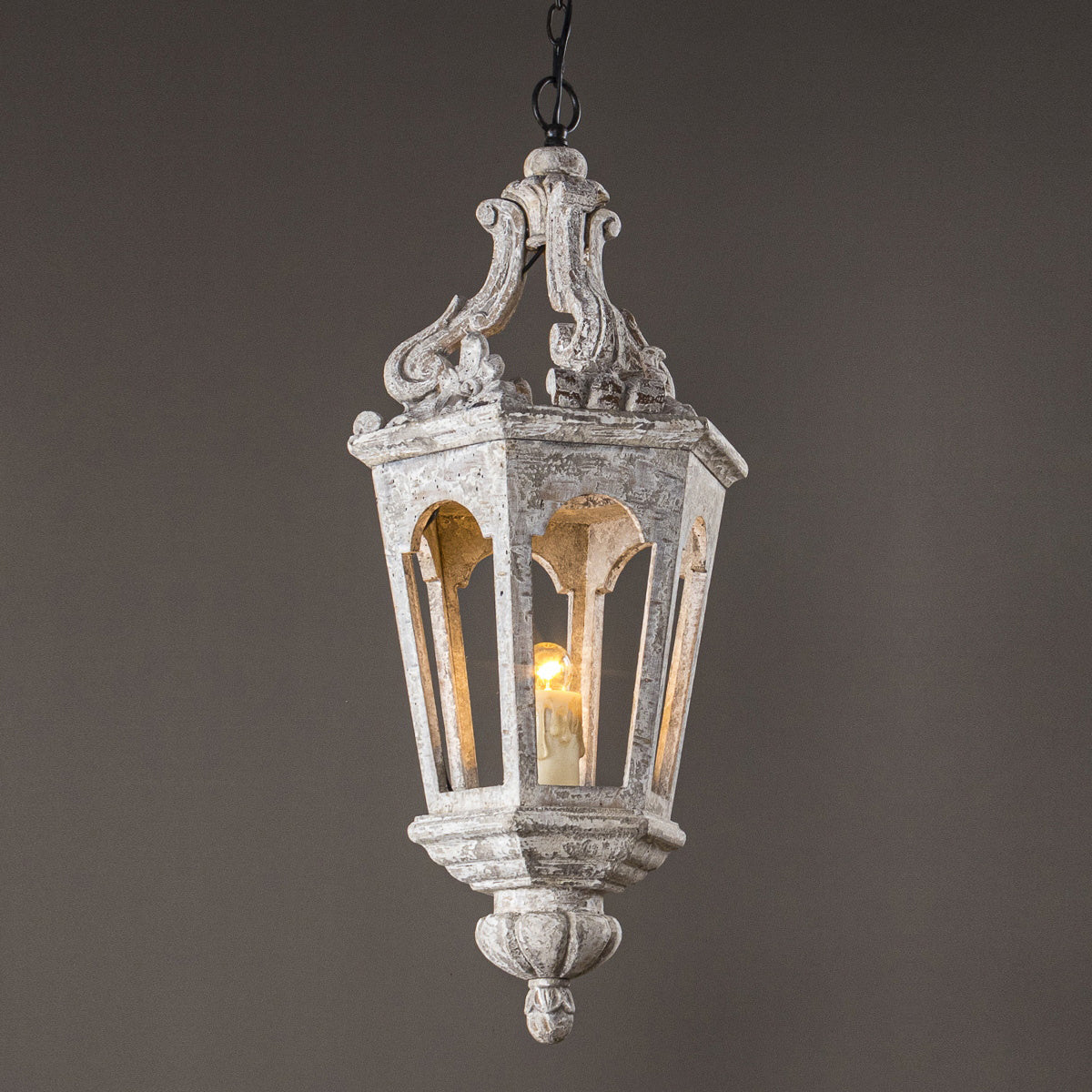 Seren Suspension Lanterne Luxe Postmoderne Élégance Bois Résine - Neutralighting