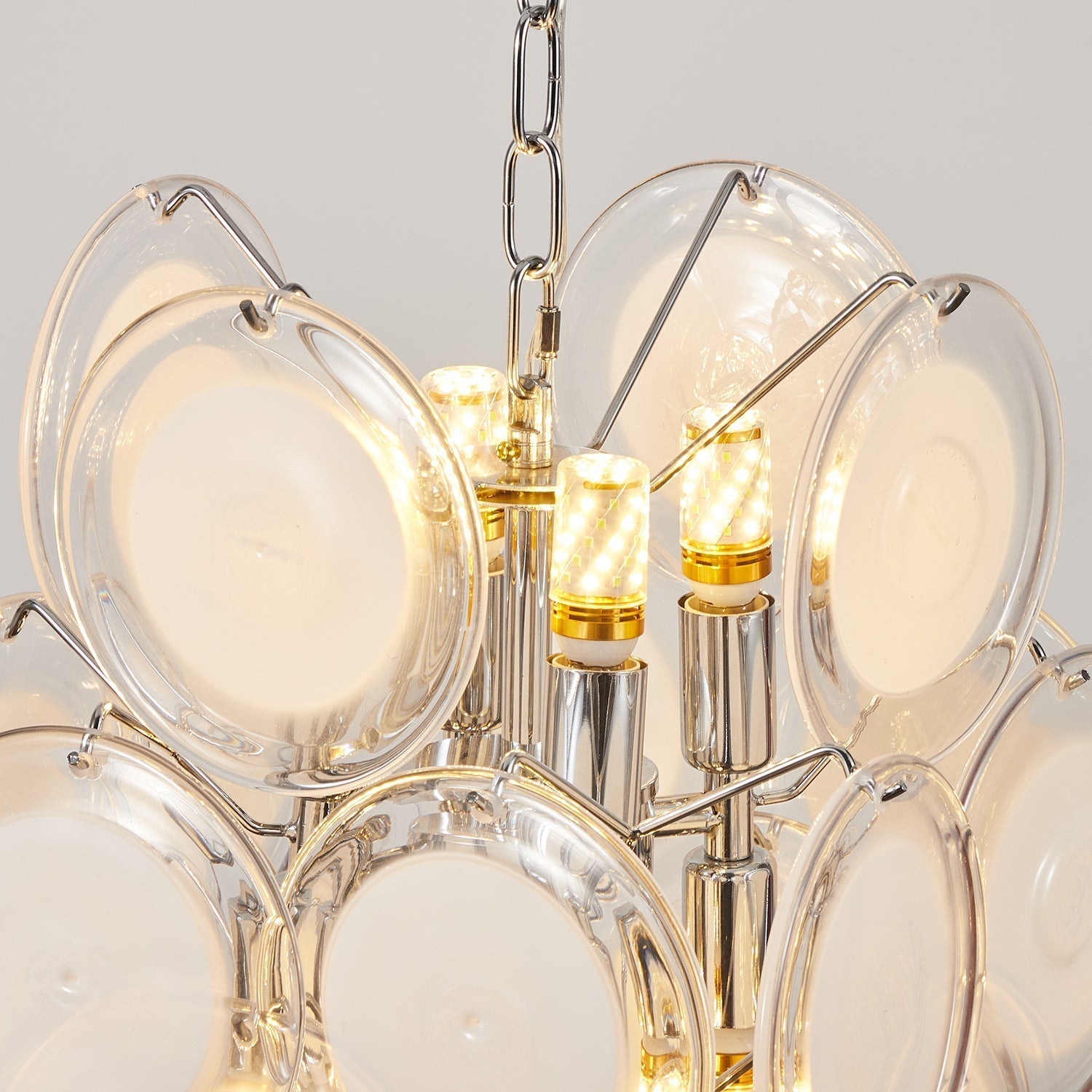 Brunelle Verre Poli Élégance Lampe Pendante - Neutralighting