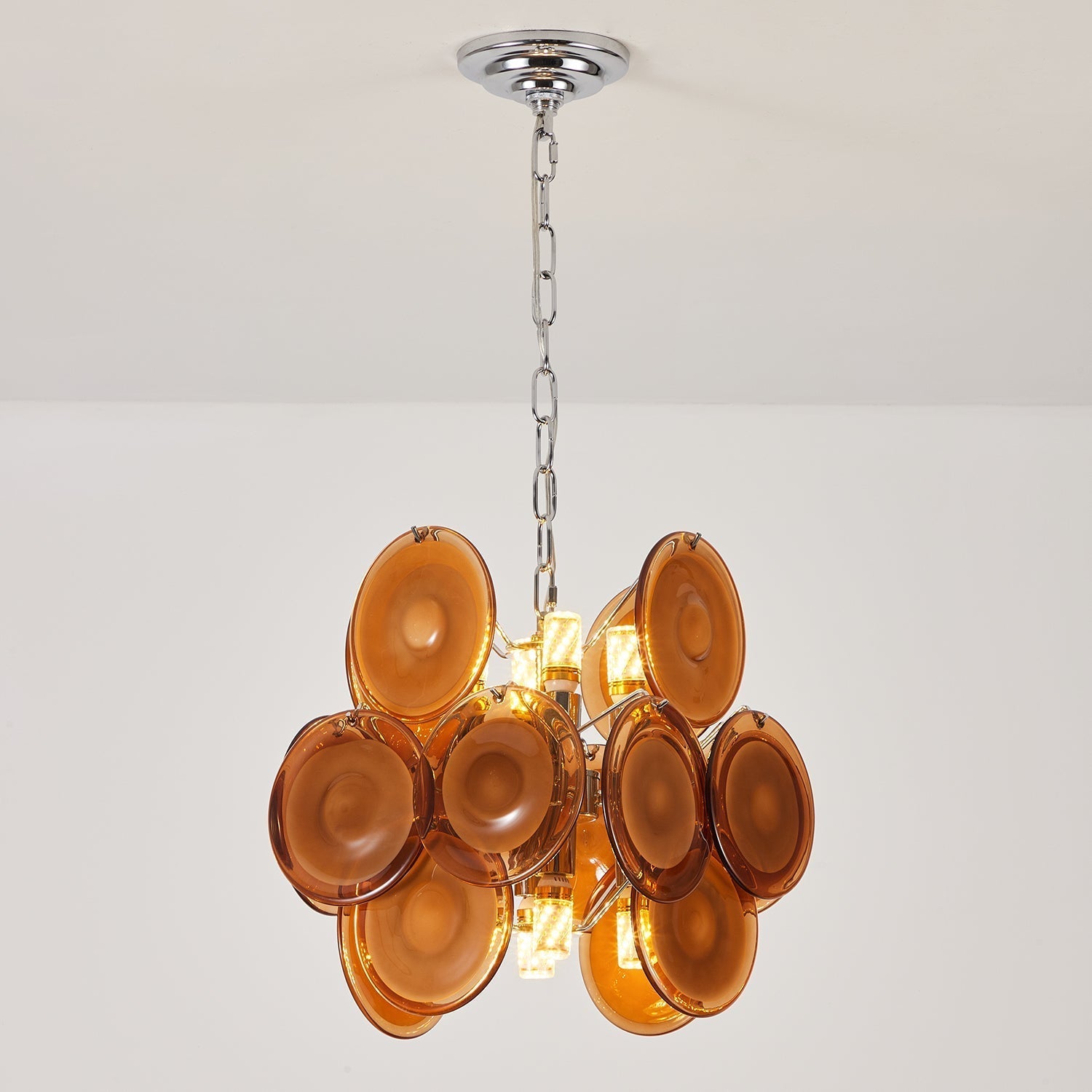 Brunelle Verre Poli Élégance Lampe Pendante - Neutralighting