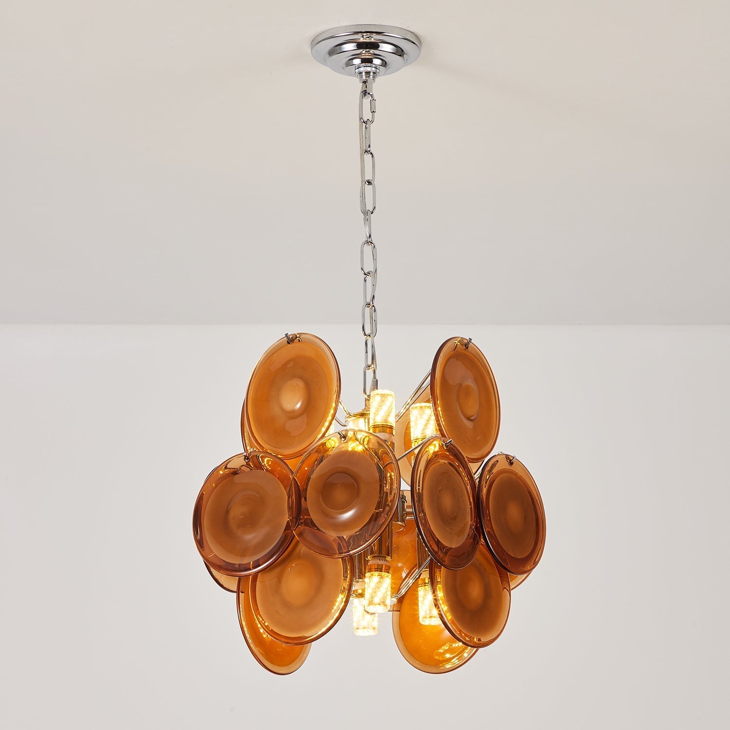 Brunelle Verre Poli Élégance Lampe Pendante - Neutralighting