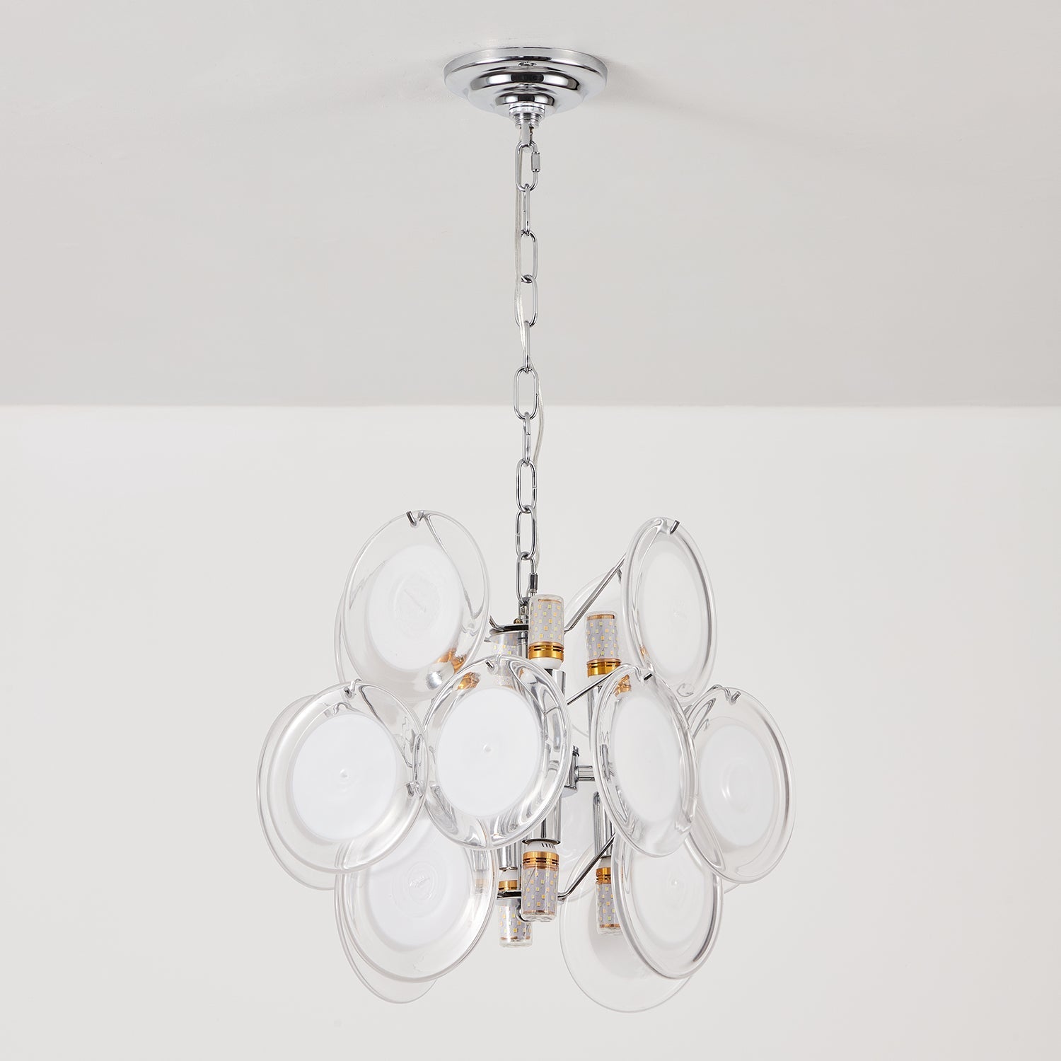 Brunelle Verre Poli Élégance Lampe Pendante - Neutralighting