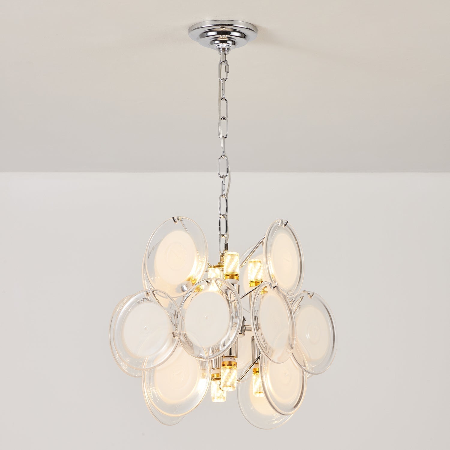 Brunelle Verre Poli Élégance Lampe Pendante - Neutralighting