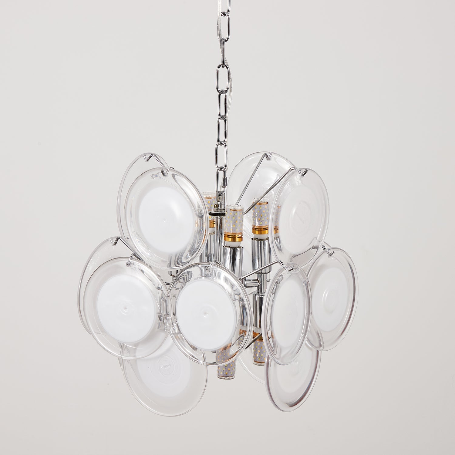 Brunelle Verre Poli Élégance Lampe Pendante - Neutralighting