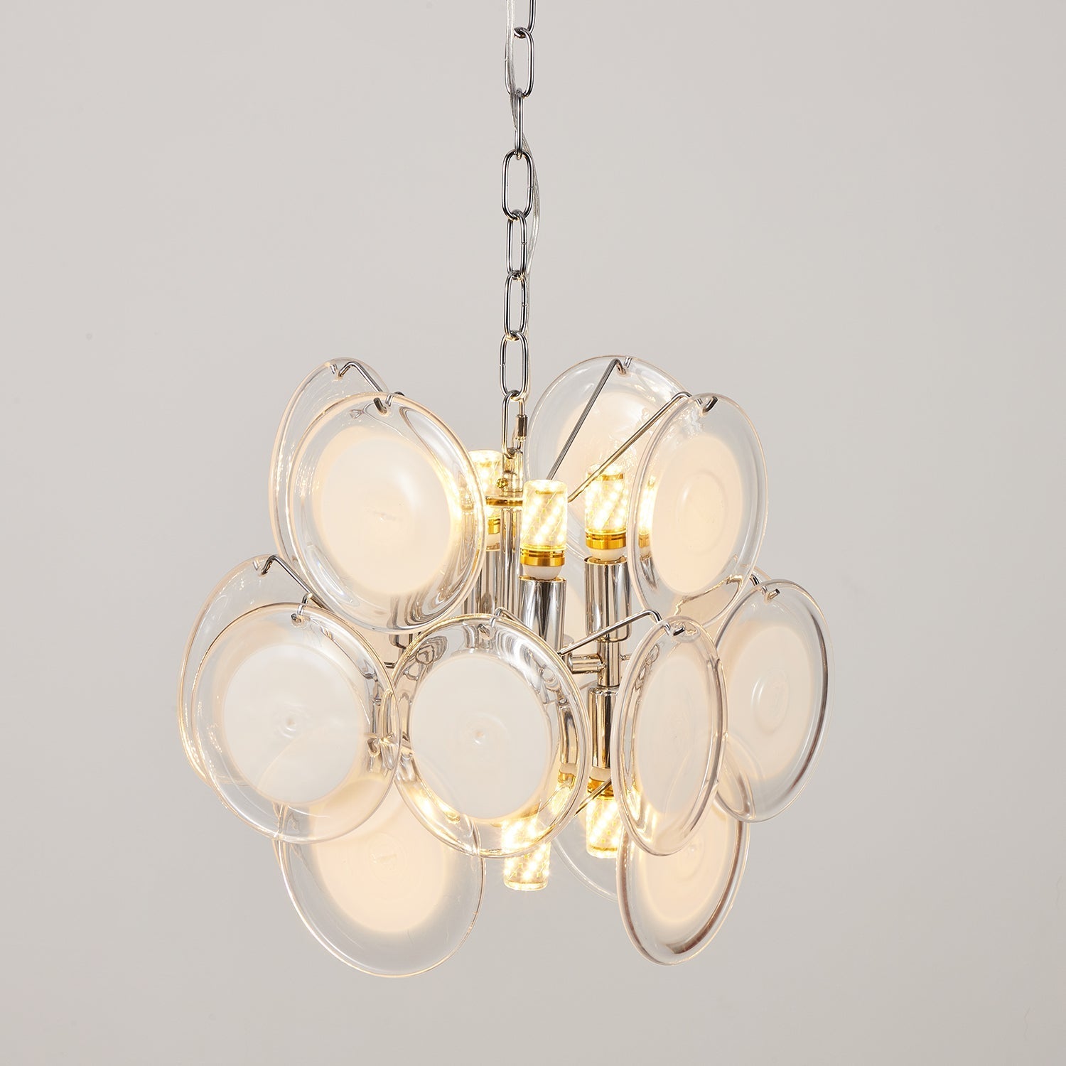 Brunelle Verre Poli Élégance Lampe Pendante - Neutralighting