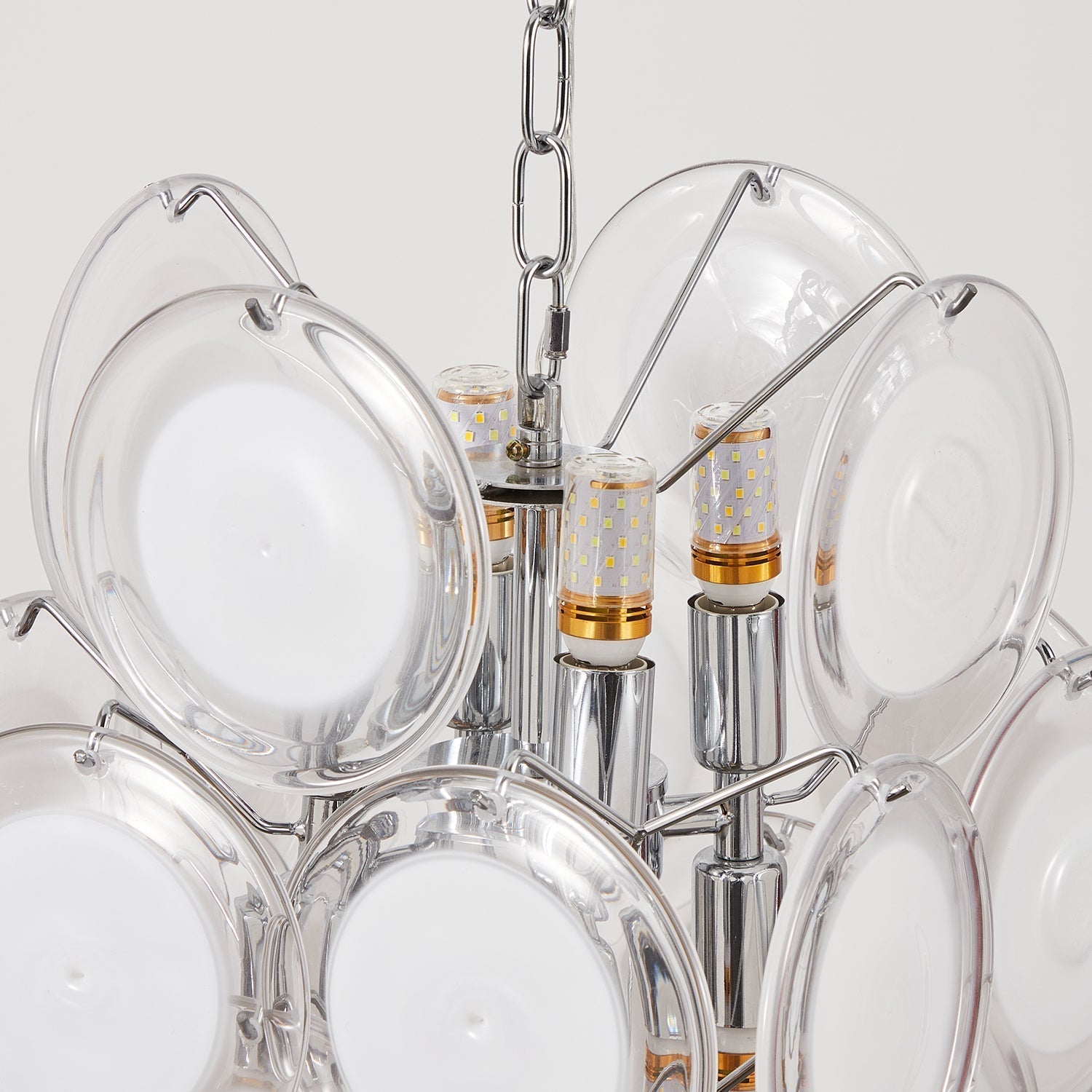 Brunelle Verre Poli Élégance Lampe Pendante - Neutralighting