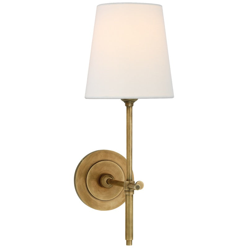 Theodore Applique Murale en Laiton et Tissu - Neutralighting