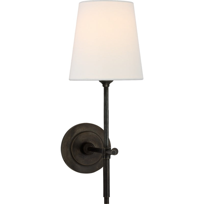 Theodore Applique Murale en Laiton et Tissu - Neutralighting