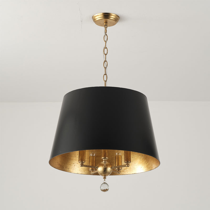 Ethere Suspension Métal Noir Industrielle Vintage - Neutralighting