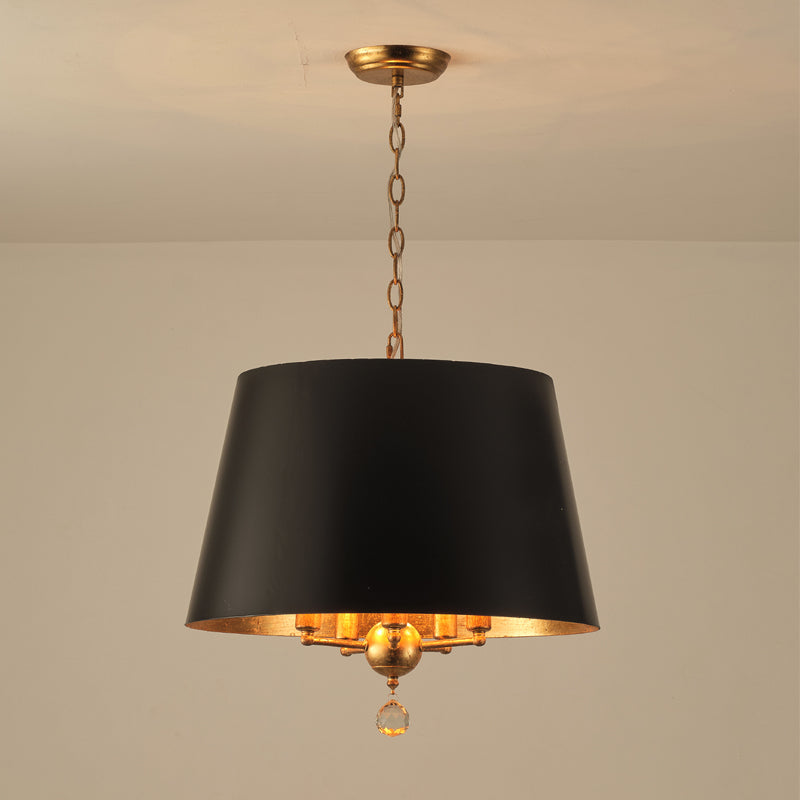 Ethere Suspension Métal Noir Industrielle Vintage - Neutralighting