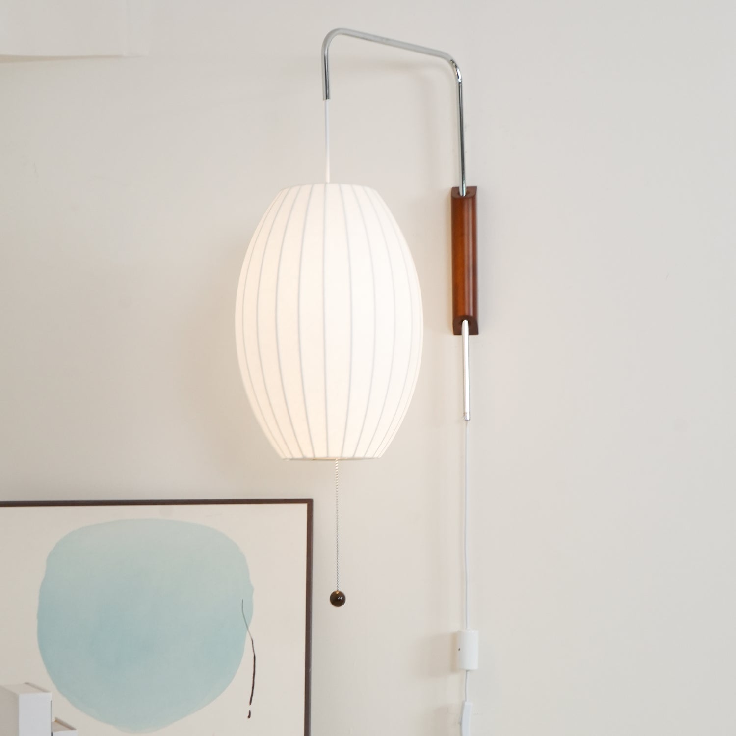 Lustra Wall Sconce Walnut Ball - Neutralighting