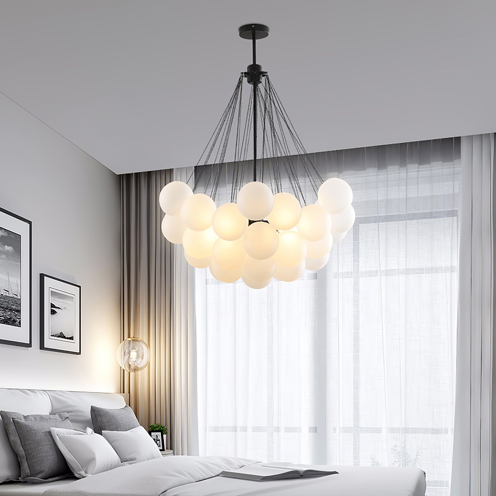 Fayne Suspension Bulle à Globe en Verre - Neutralighting