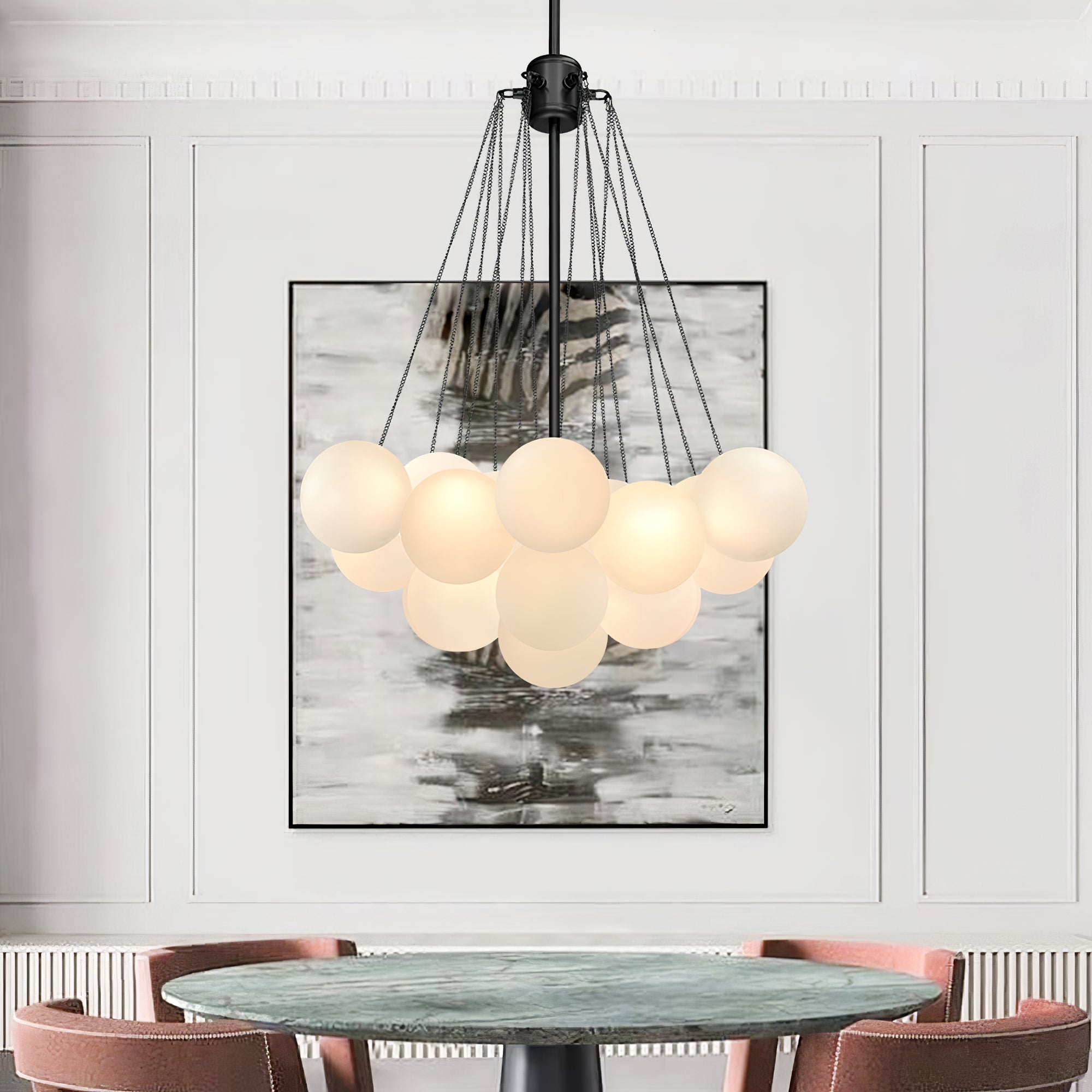 Fayne Suspension Bulle à Globe en Verre - Neutralighting