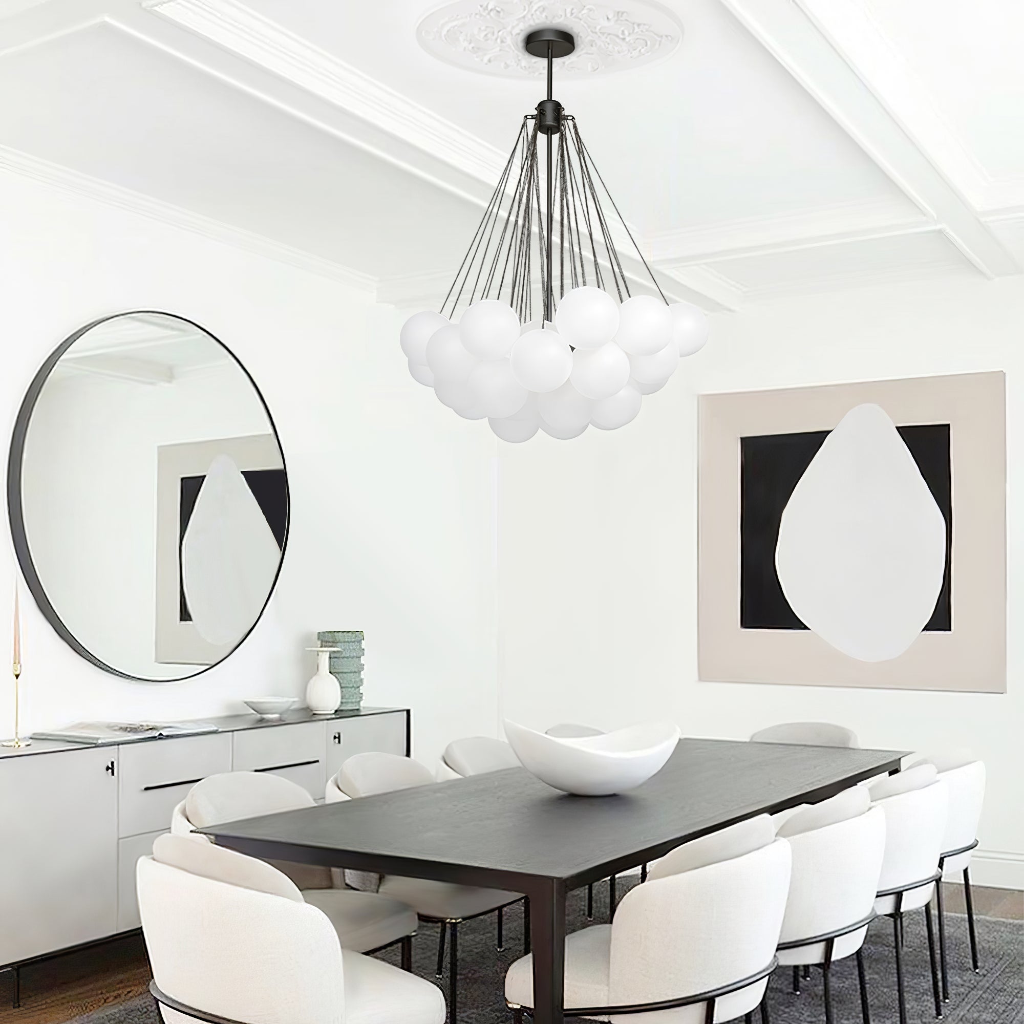 Fayne Suspension Bulle à Globe en Verre - Neutralighting