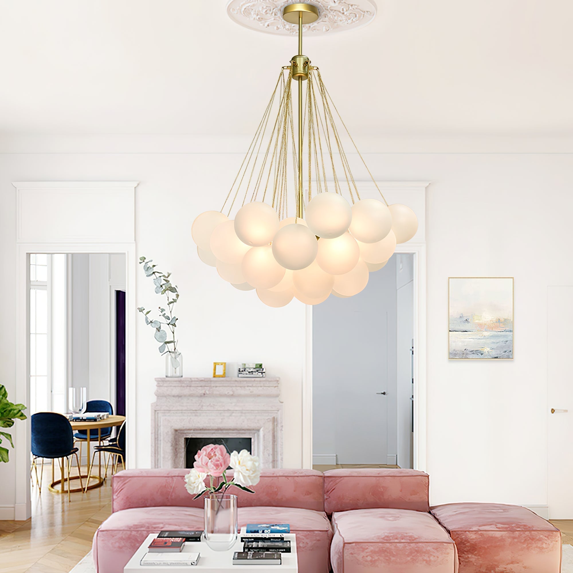 Fayne Suspension Bulle à Globe en Verre - Neutralighting