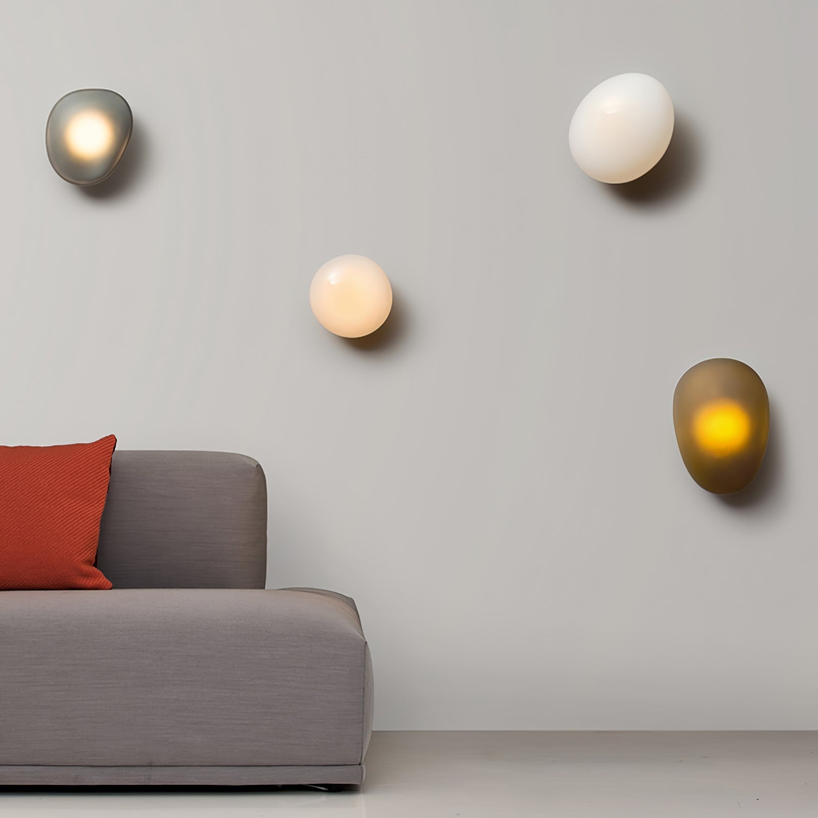 Ruvin Applique Murale en Verre Bulle - Neutralighting