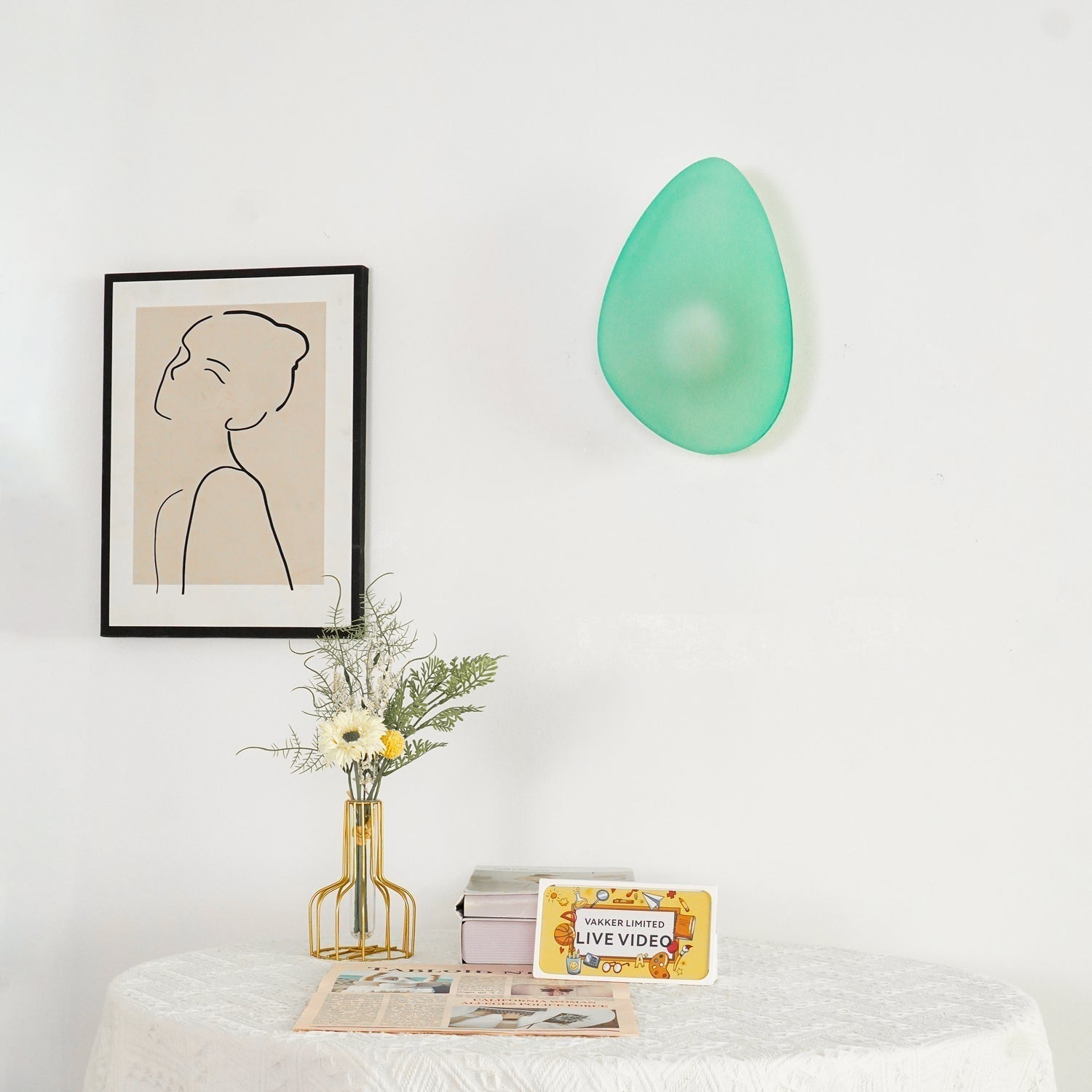 Ruvin Applique Murale en Verre Bulle - Neutralighting