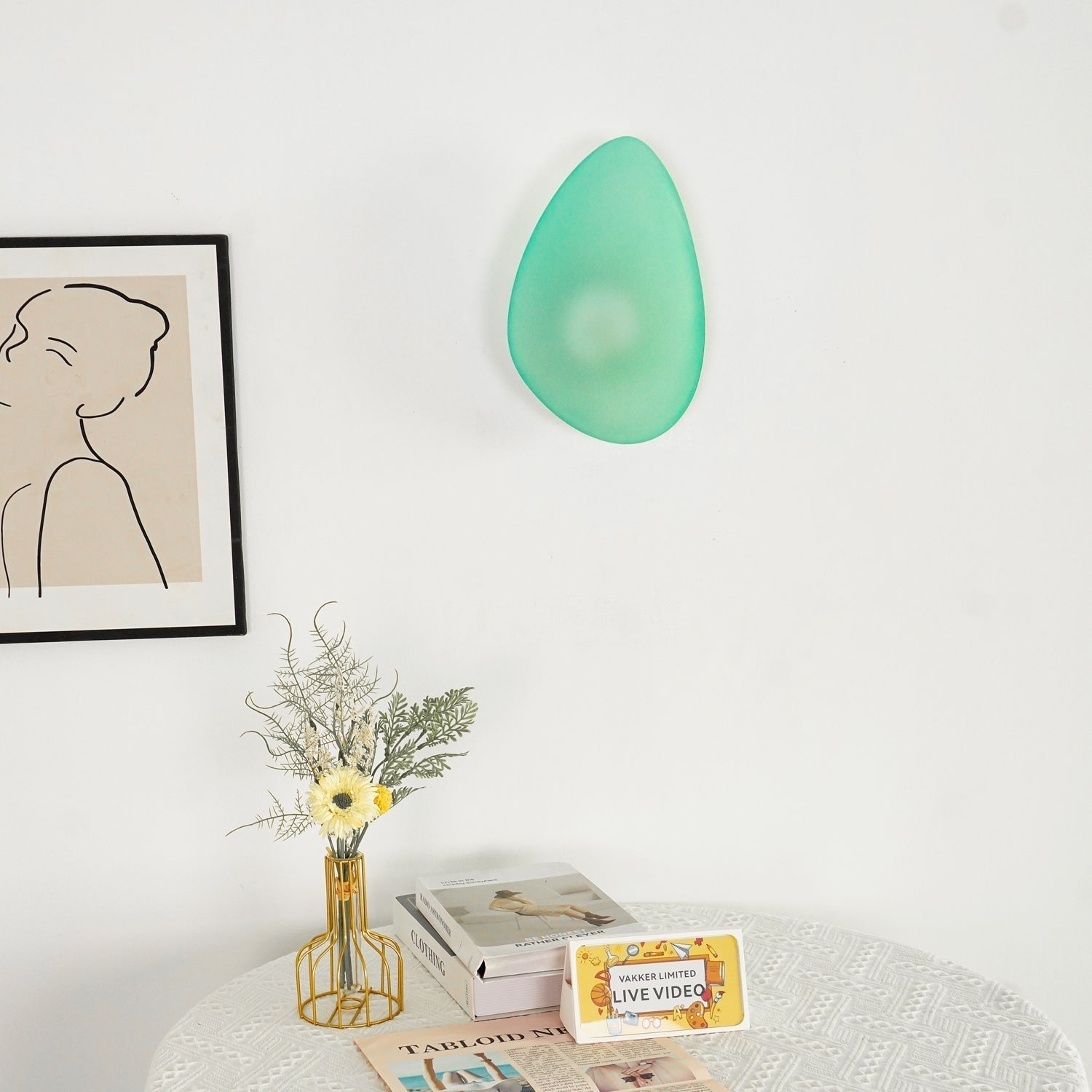 Ruvin Applique Murale en Verre Bulle - Neutralighting