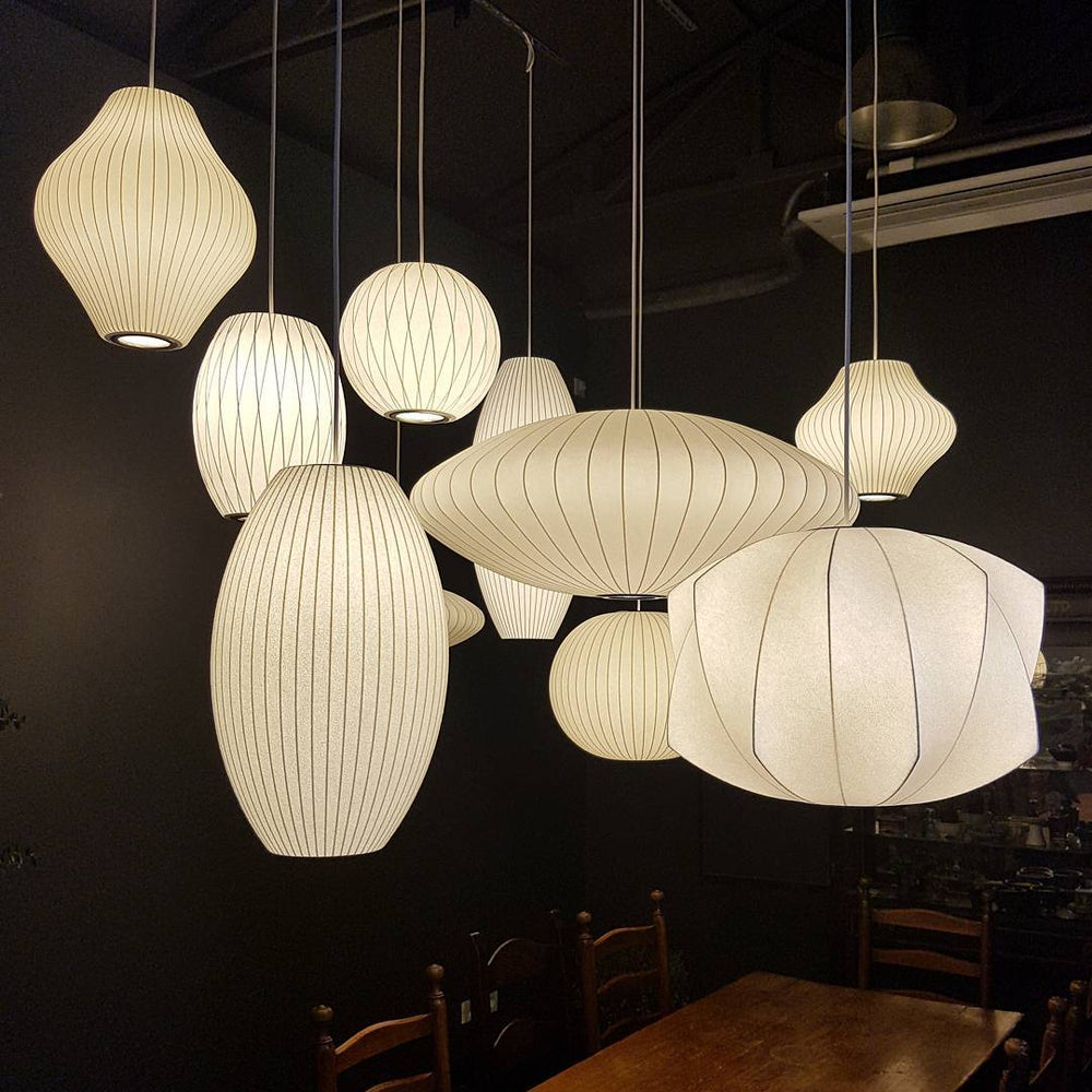Etrio Suspension Bulle en Soie de Mûrier - Neutralighting