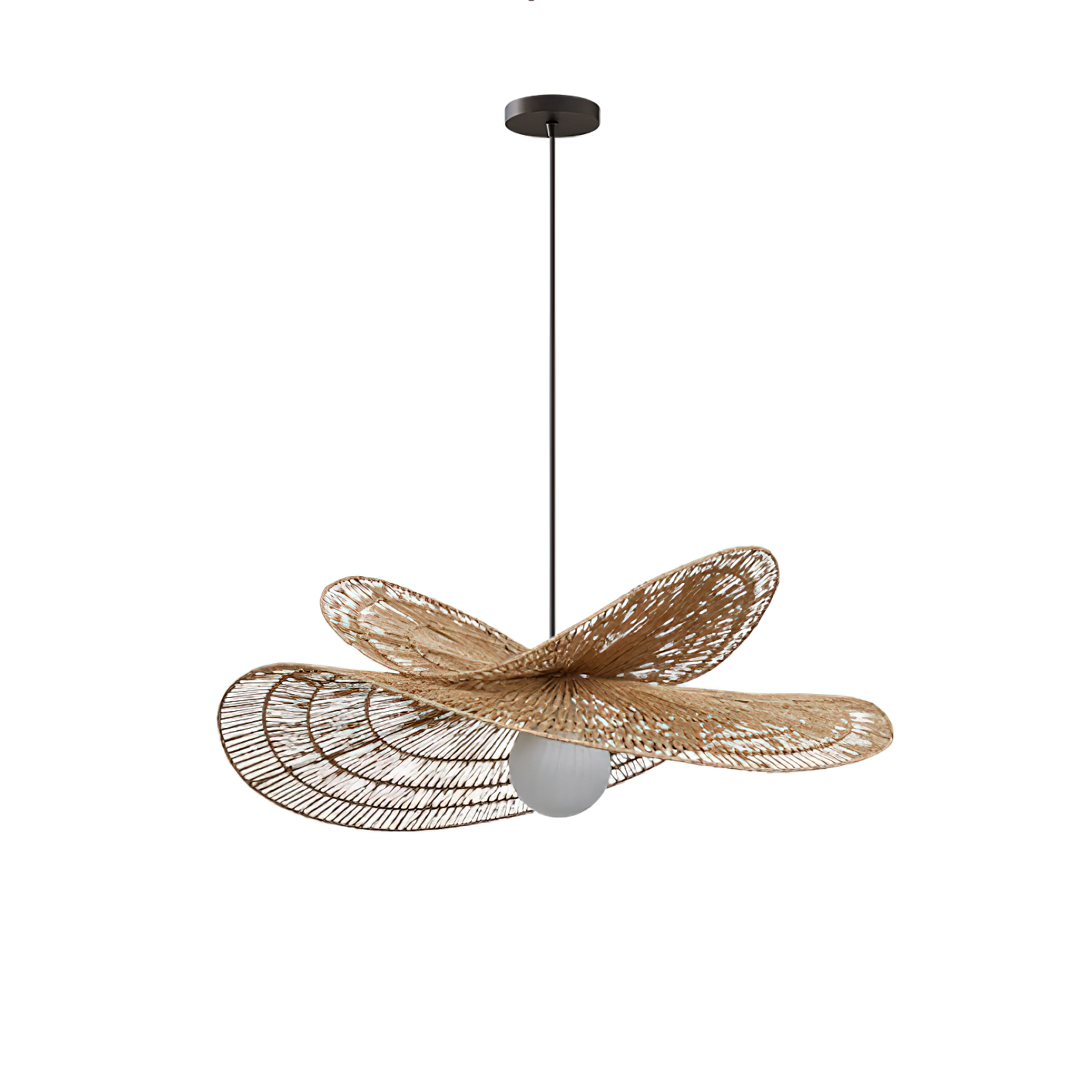 Bukolique Suspension Rotin Floraison - Neutralighting