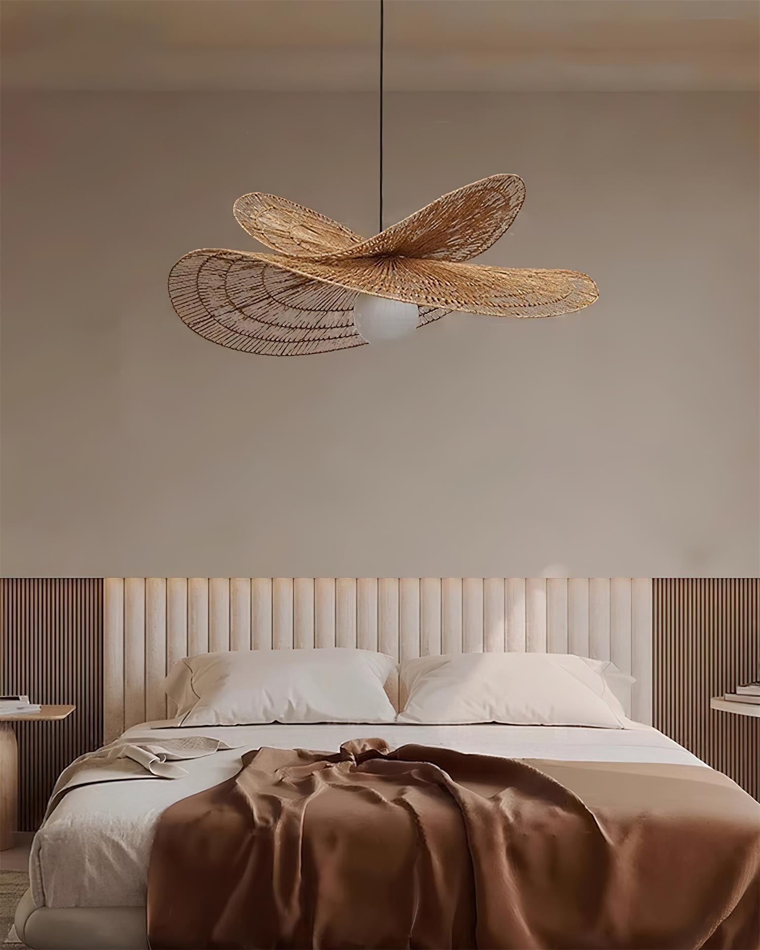 Bukolique Suspension Rotin Floraison - Neutralighting