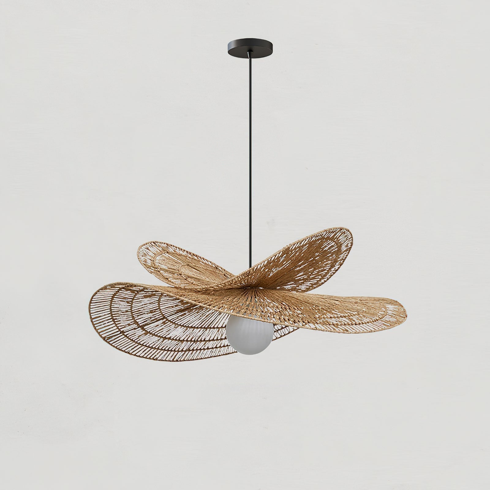 Bukolique Suspension Rotin Floraison - Neutralighting