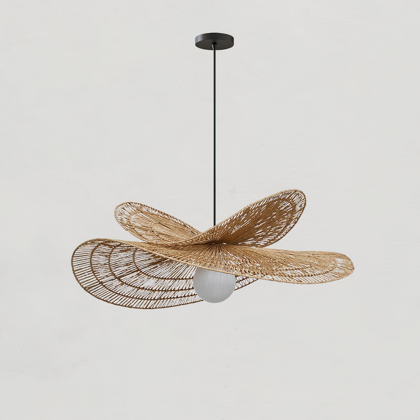 Bukolique Suspension Rotin Floraison - Neutralighting