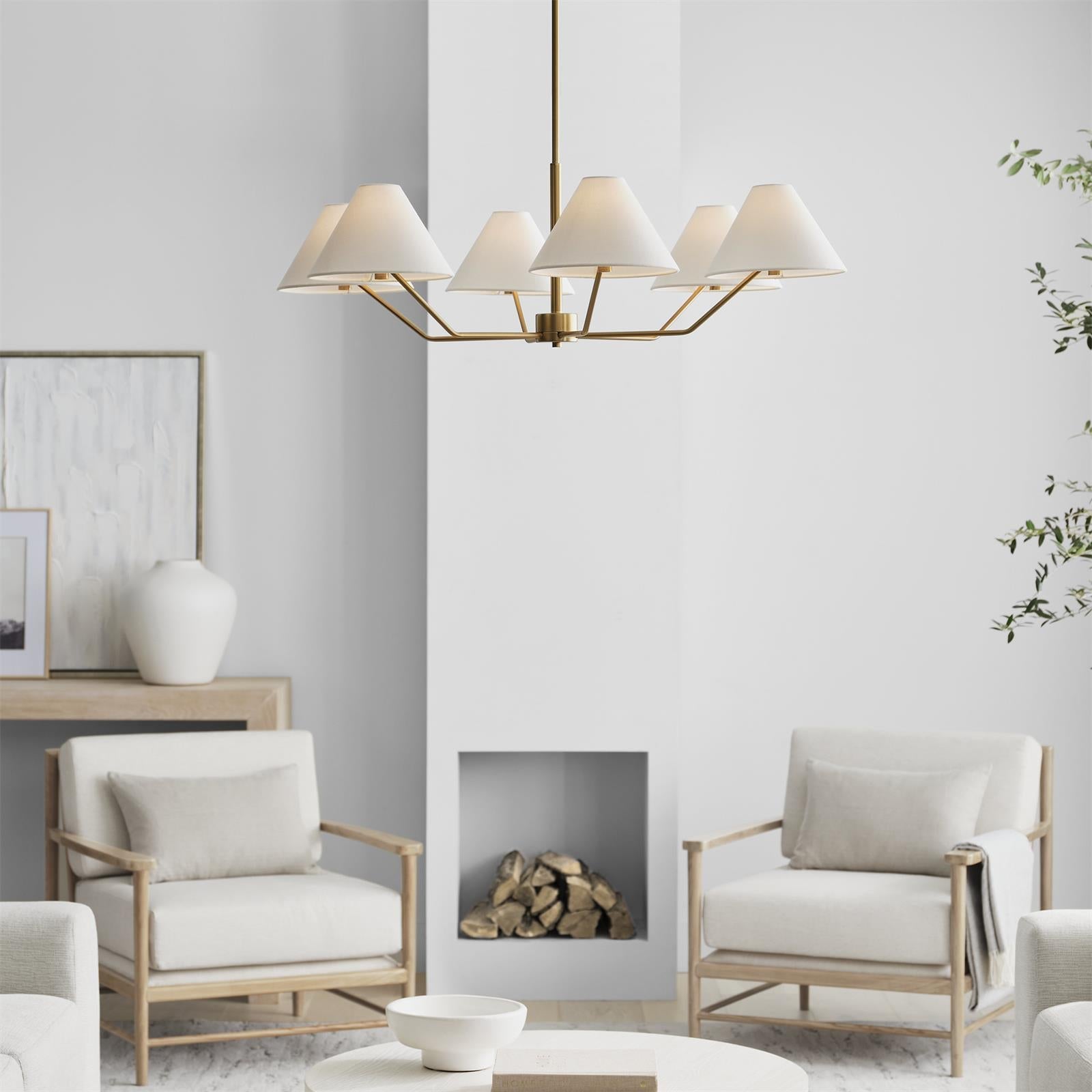 Vortex Lustre en tissu de style industriel traditionnel et vintage - Neutralighting