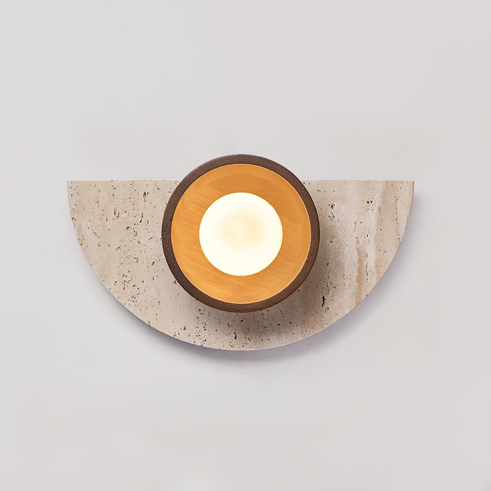 Solaro Applique Murale Moderne En Travertin - Neutralighting
