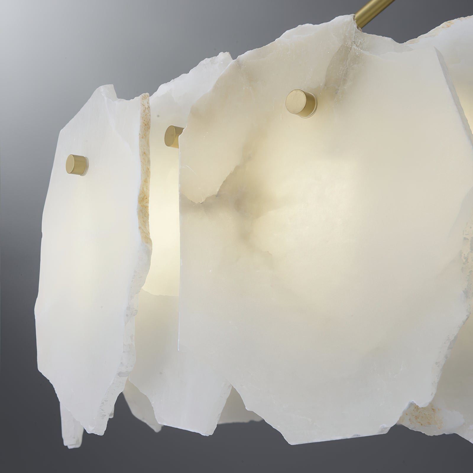 Cryon Lustre en laiton et alabastre Style luxueux postmoderne - Neutralighting