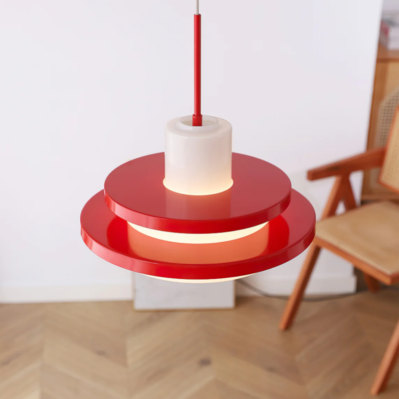 Valentina Milieu du Siècle Bauhaus Suspension Verre Chambre à Coucher Salle à Manger - Neutralighting
