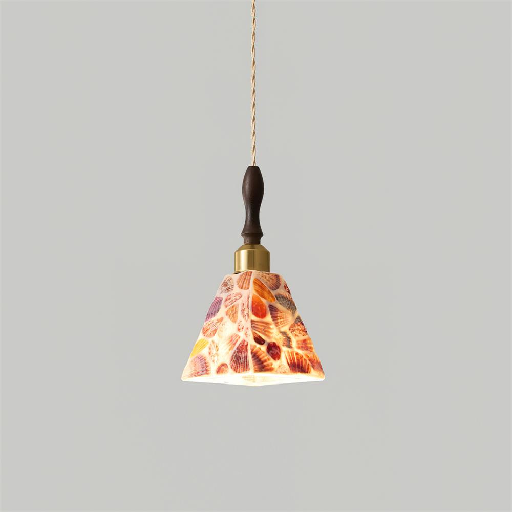 Cabana Pendant Lamp Coastal Shell Motifs - Letslighting