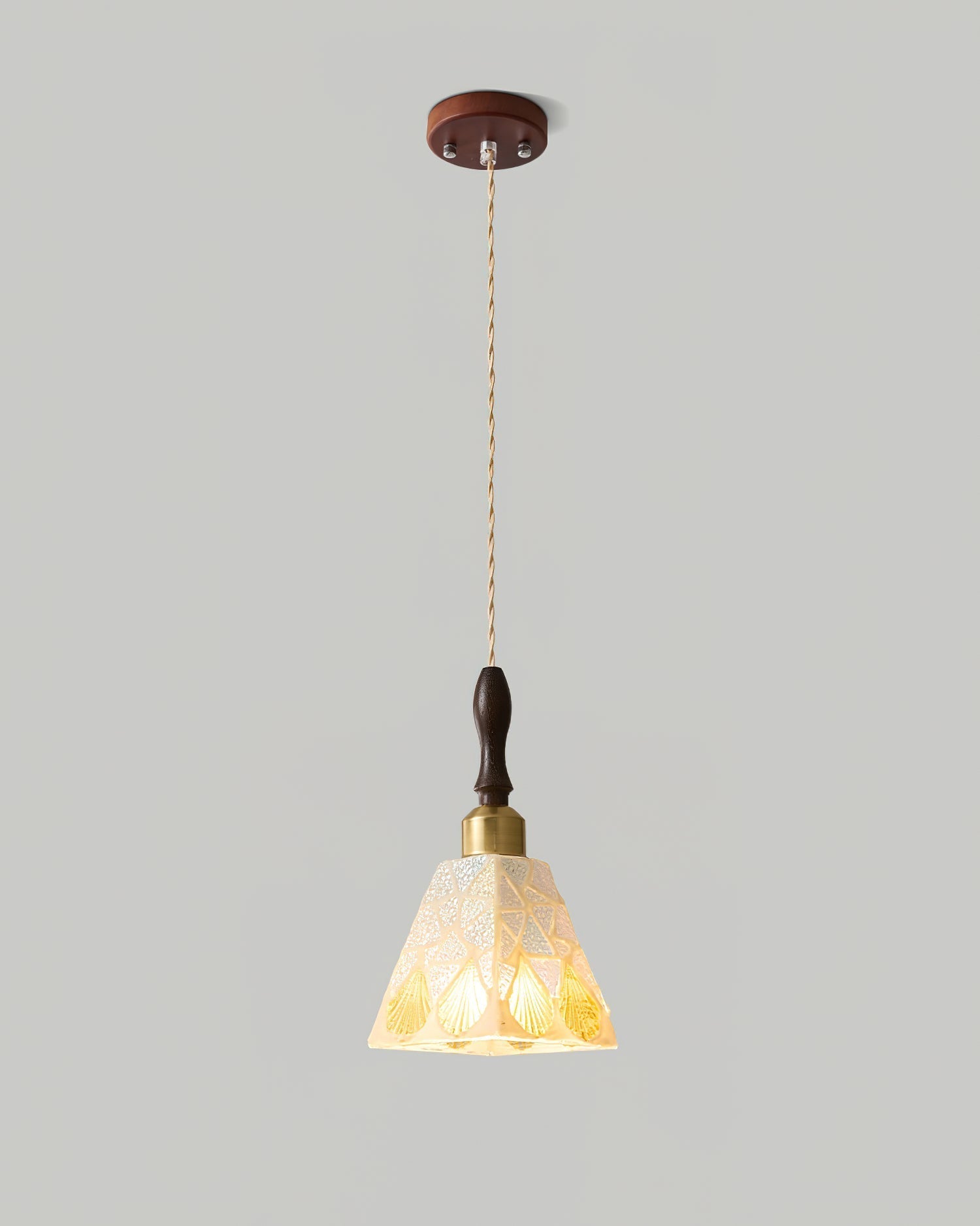 Cabana Pendant Lamp Coastal Shell Motifs - Letslighting
