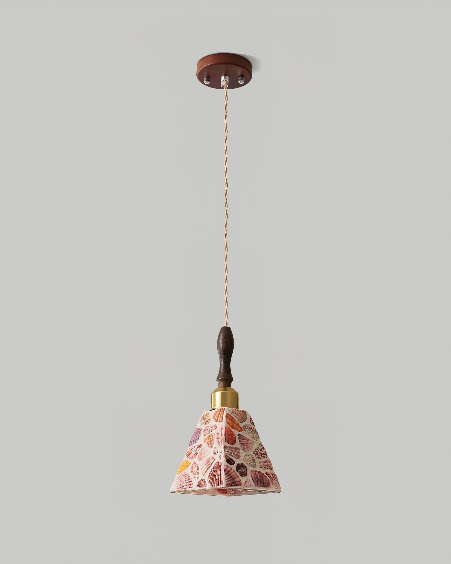 Cabana Pendant Lamp Coastal Shell Motifs - Letslighting