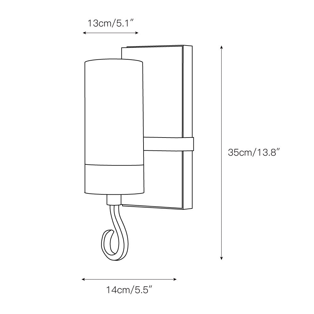 Elara Applique Murale en Bois et Verre Style Minimaliste Moderne - Neutralighting