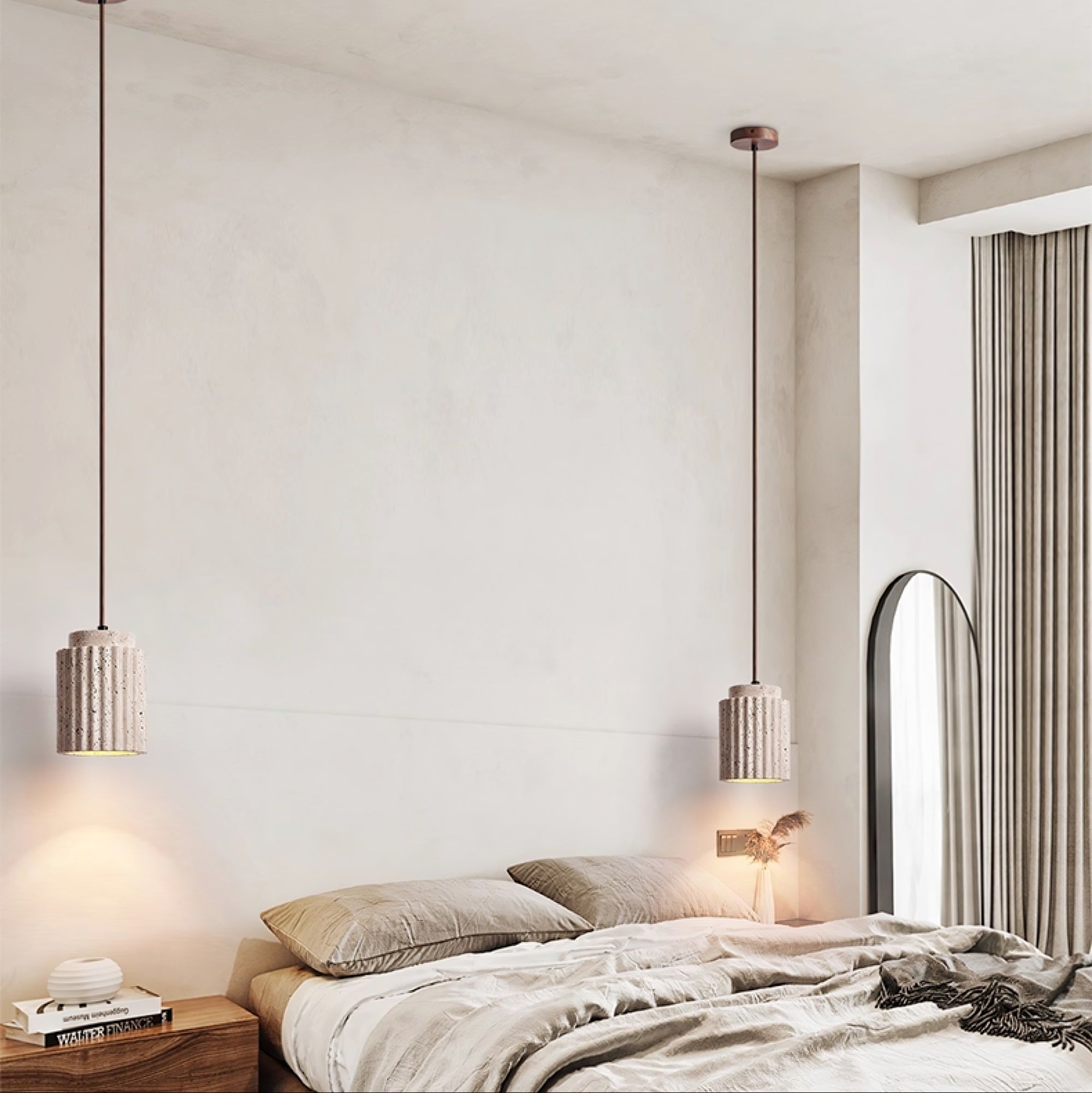 Mysolel Travertine Pendant Light - Letslighting