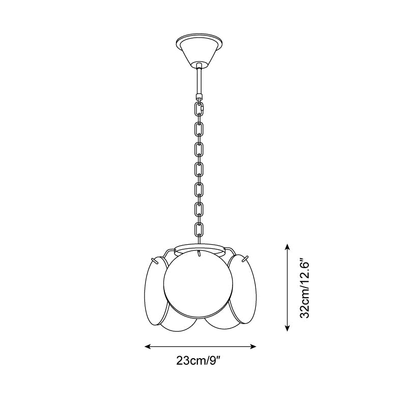 Caelina Lampe Pendante Disques en Verre Tourbillonnants - Neutralighting