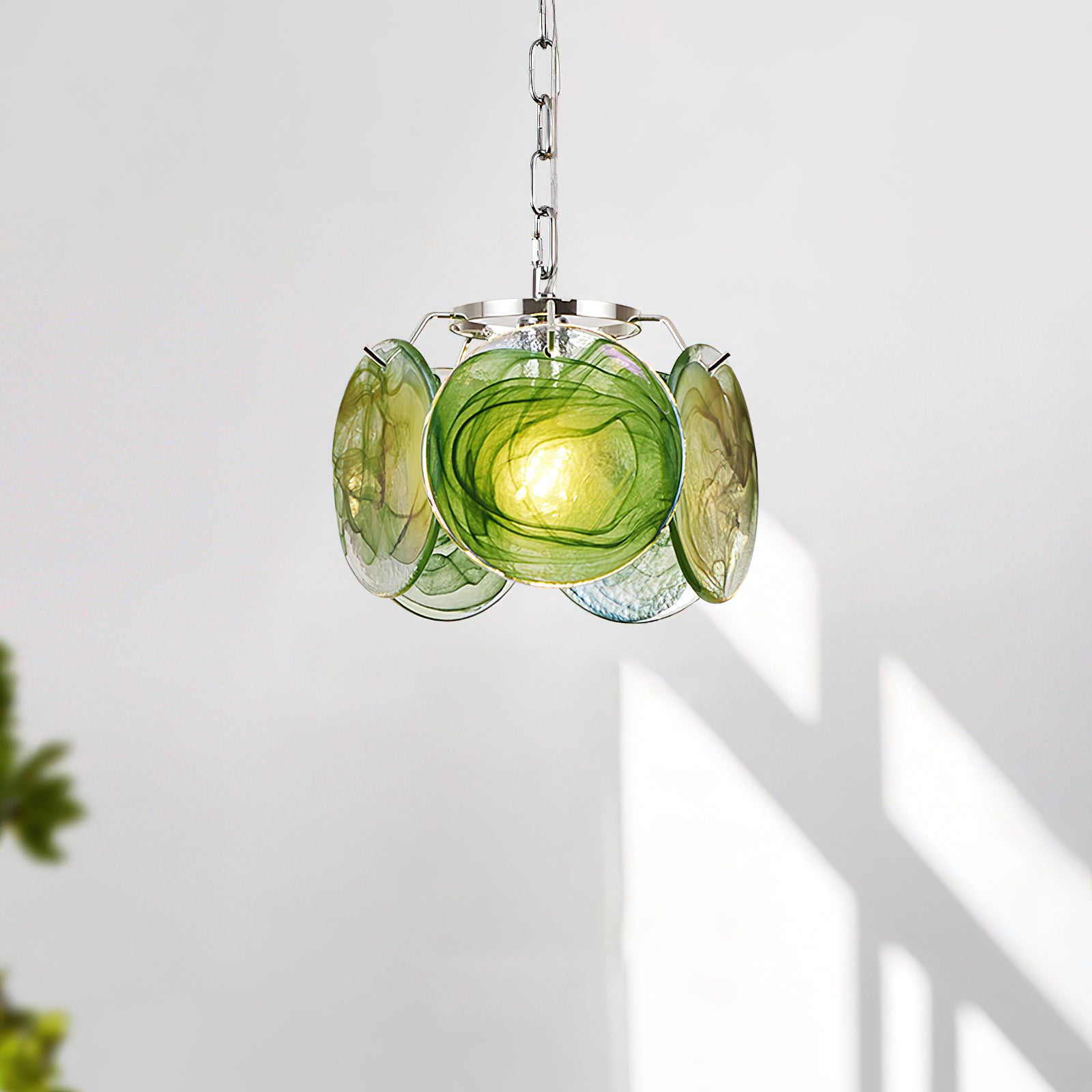 Caelina Lampe Pendante Disques en Verre Tourbillonnants - Neutralighting