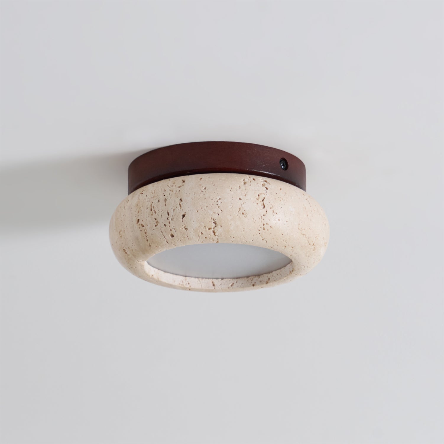 Astra Plafonnier Mini Donut en Travertin