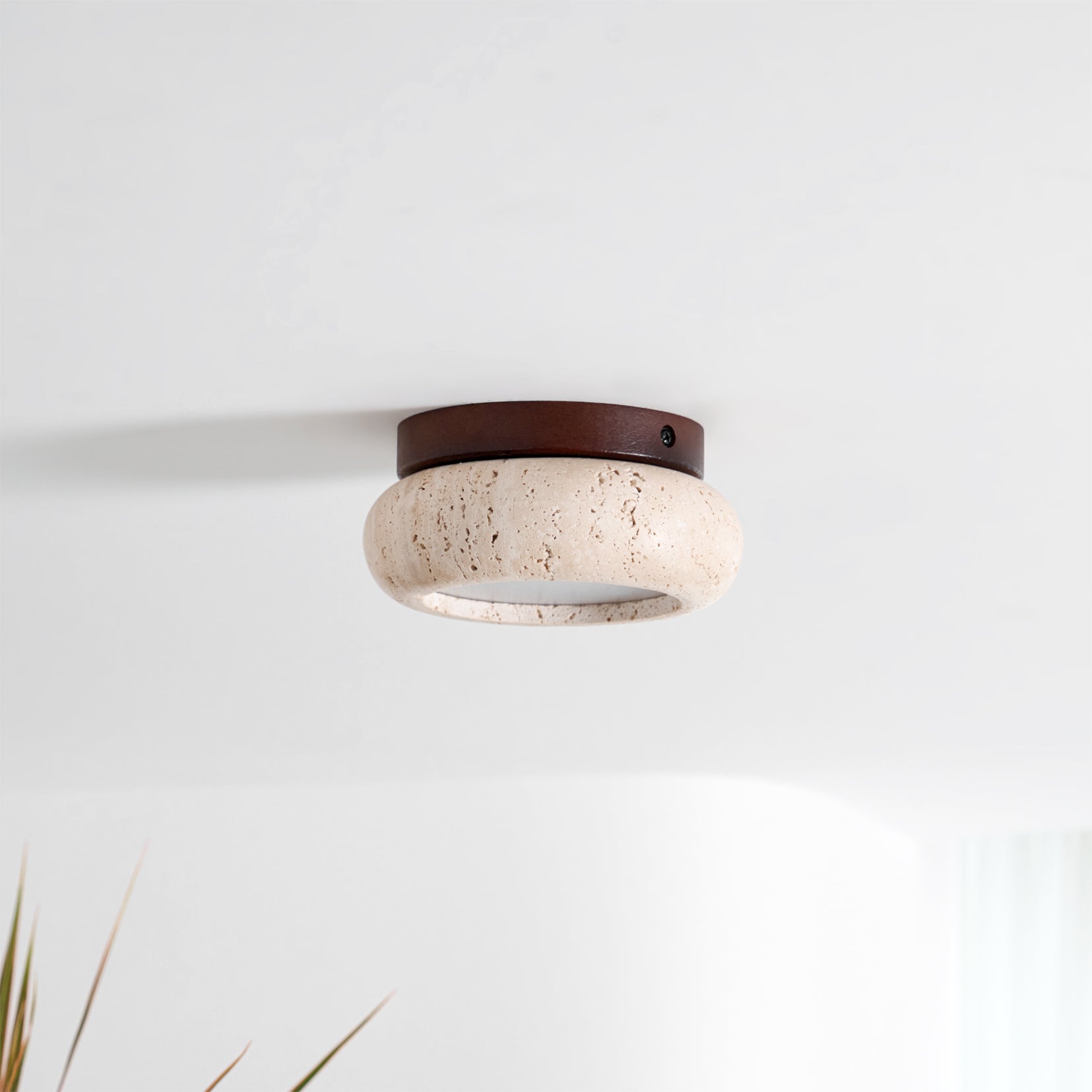 Astra Plafonnier Mini Donut en Travertin