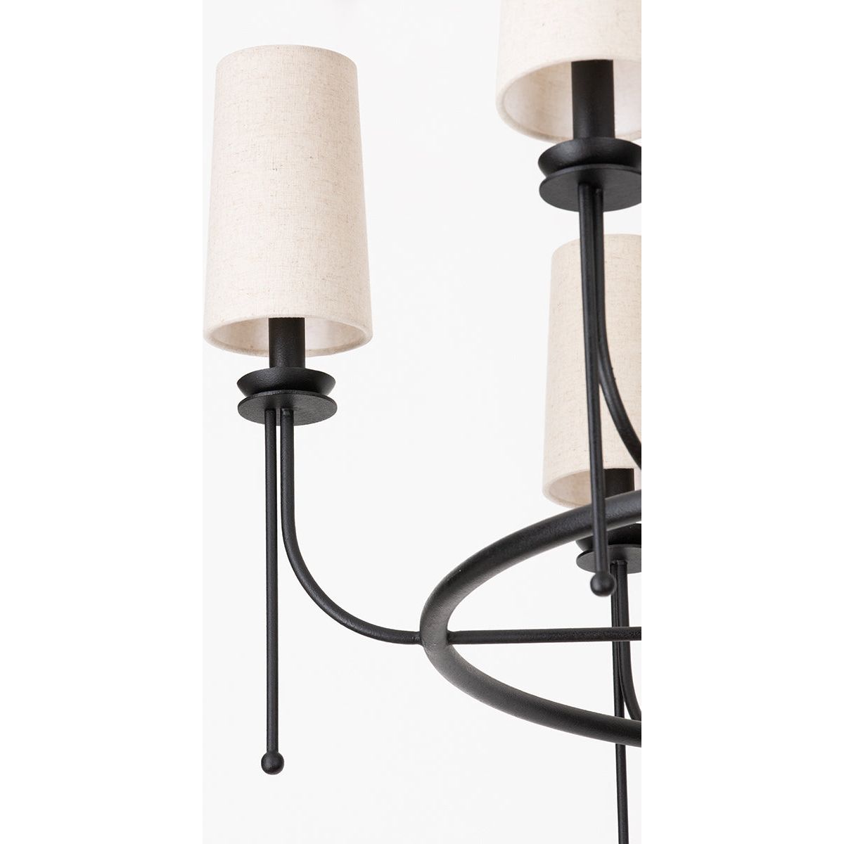 Aurora Lustre en Laiton et Tissu Style Industriel Vintage - Neutralighting