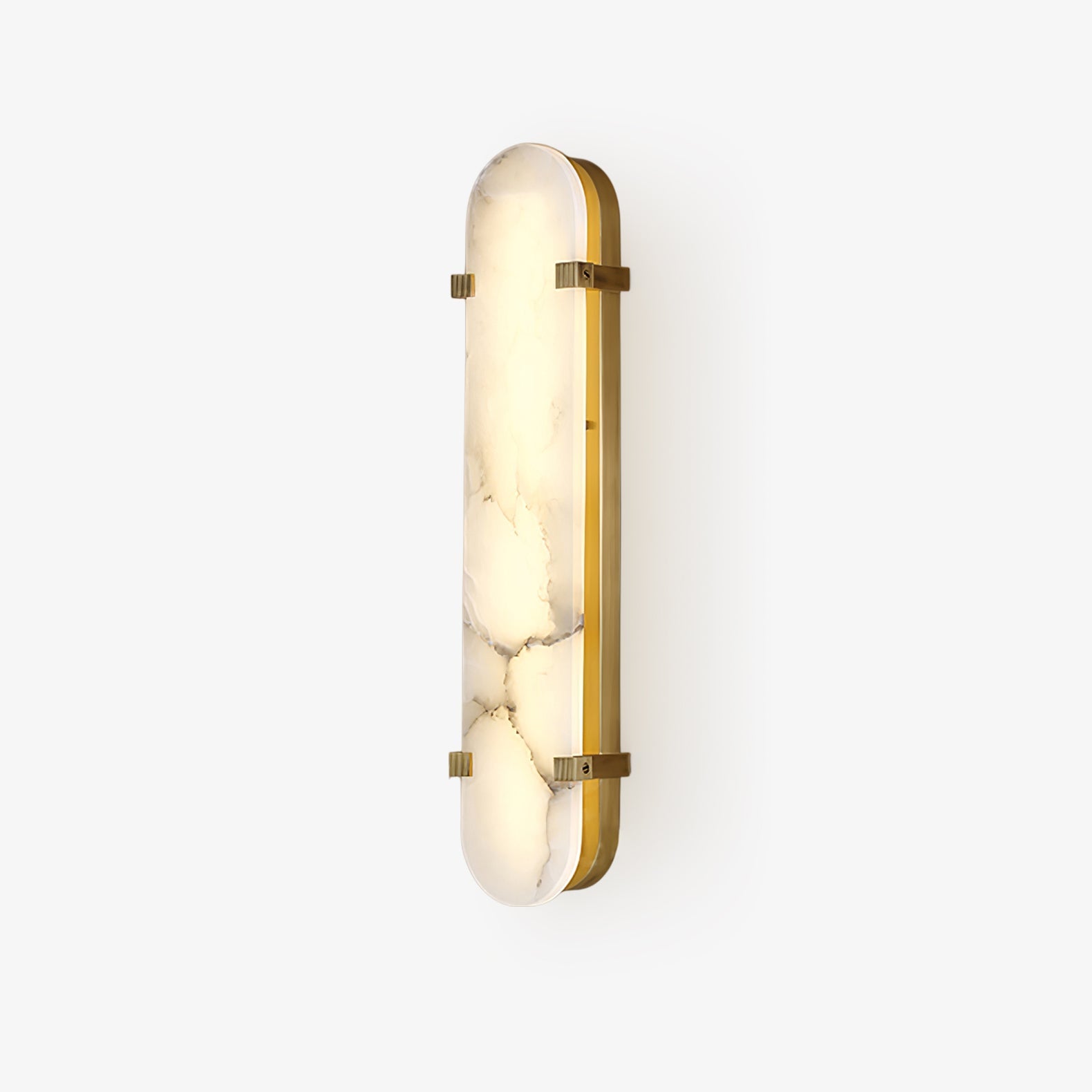 Lunaris Applique Murale Ovale Minimaliste en Albâtre - Neutralighting